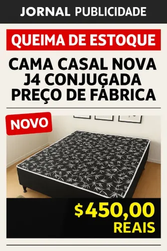 Promoção de outubro cama casal nova direto da fábrica