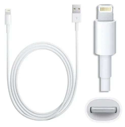 Kit 3 Cabos Lightning Apple Qualidade Premium - Carregamento Turbo