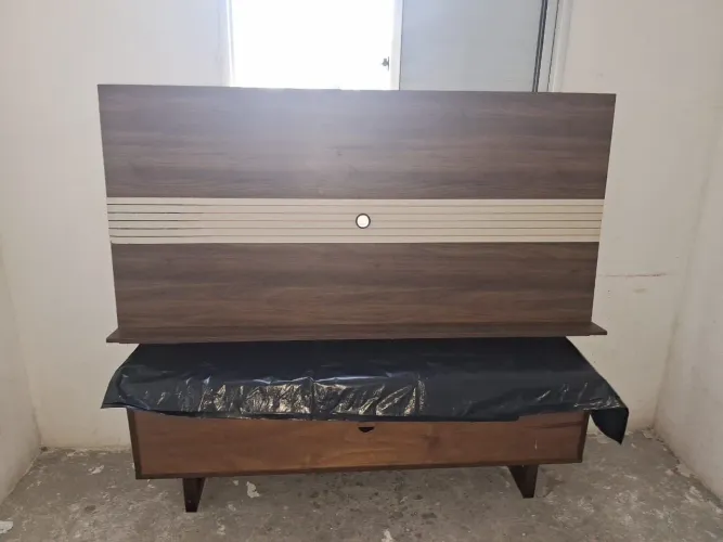 Painel de TV com design moderno e elegante