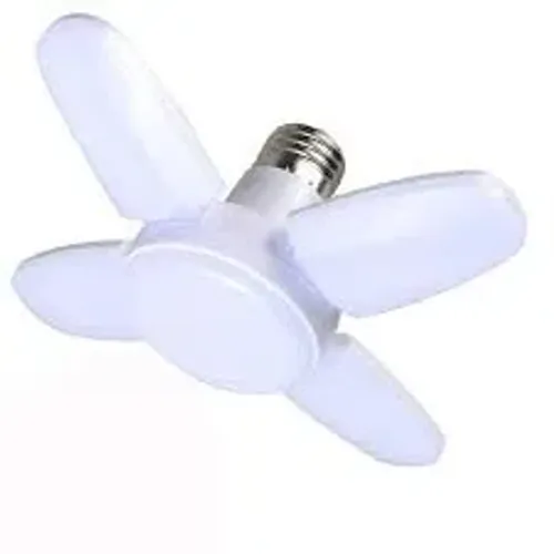 Lâmpada LED Dobrável E27 de 4 Folhas Lâmpada de 4 Folhas 28W