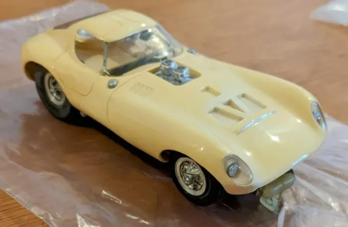 Carro autorama Cheetah Branca Original Estrela - Anos 60