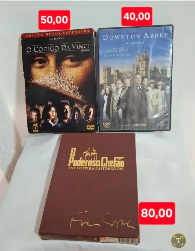BOX DVD ORIGINAL DUPLO E TRIPLO