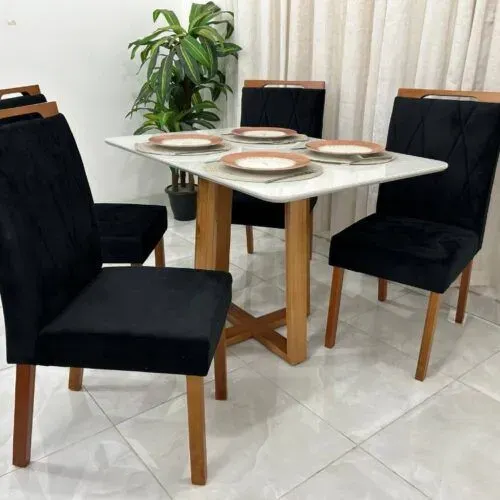 MESA CADEIRAS E BASE EM MADEIRA MACIÇA SURPREENDA-SE!! 76LO9