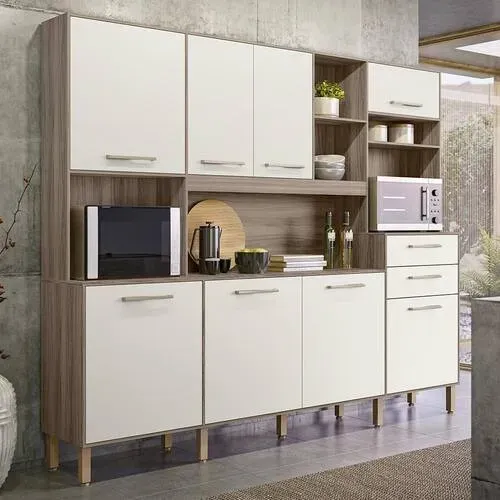 Armário de Cozinha 8 Portas 2 Gavetas Novo entregamos