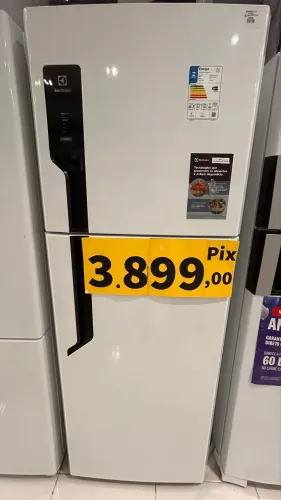 GELADEIRA  TF71 480 LITROS FREEZER GRANDE COM PAINEL 