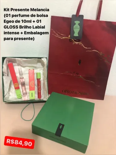Kits para presentes O Boticário, a partir de R$49,90 (tenho outros também).