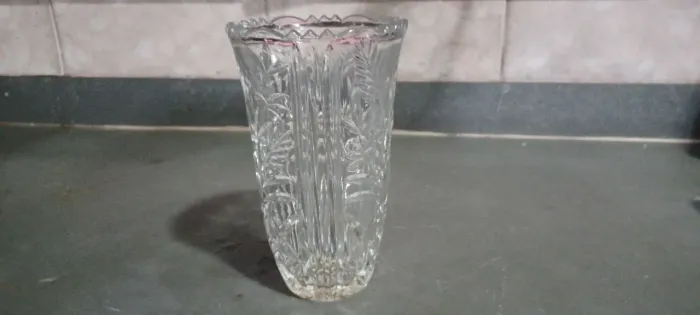 Vaso de Cristal Decorativo