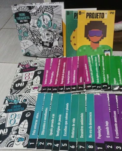 Kit de Livros Didáticos 8º Ano - COMPLETO - Ensino Fundamental
