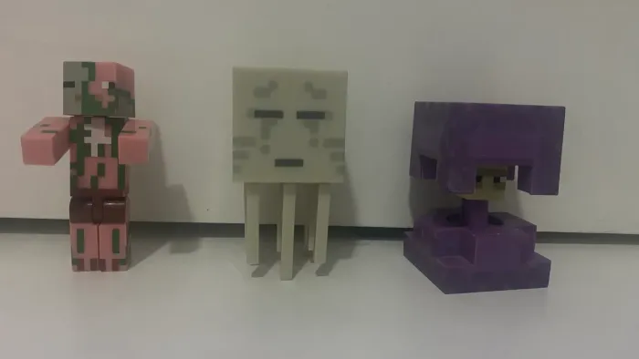 Minecraft Figures Originais do Nether e The End