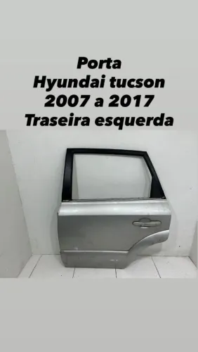Porta traseira esquerda Hyundai Tucson 2007 08 09 10 11 12 13 14 15 16 2017 original 