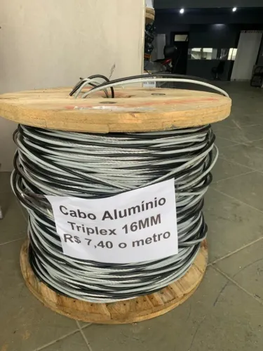 Cabo de Alumínio Triplex 16mm para 220V 2F+N NU O METRO