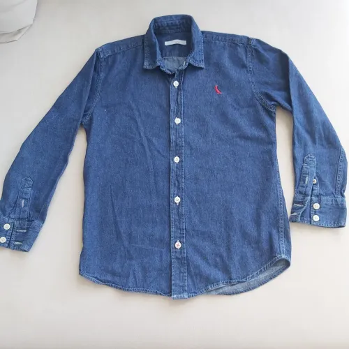 Camisa Jeans Marca Reserva   Unissex - Tamanho 8