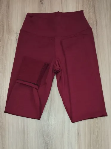 Calça Legging Flanelada Inverno Frio Vinho Promoção