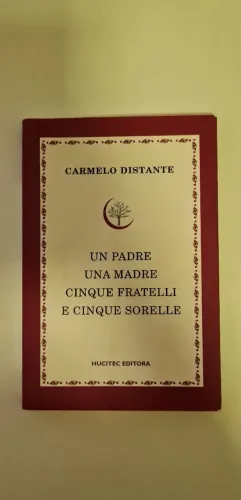 Carmelo Distante - Livro Italiano- capa vinho 