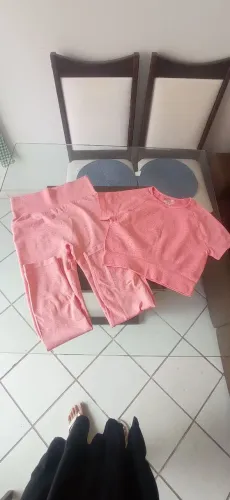 Conjunto Fitness rosa