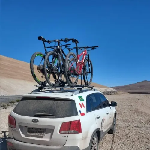 Transbike Canaleta Transporte de Bicicleta Teto ou Carroceria Altmayer Strongline AL268PT