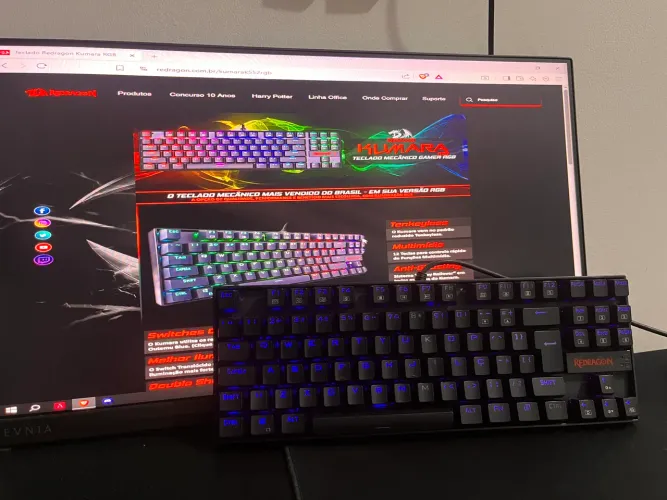 Teclado Redragon Kumara