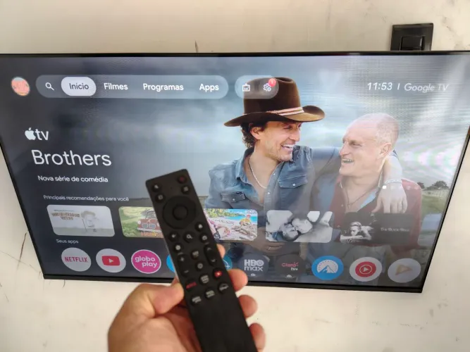 Tv Tcl 43 smart qled tv zerada top de imagem