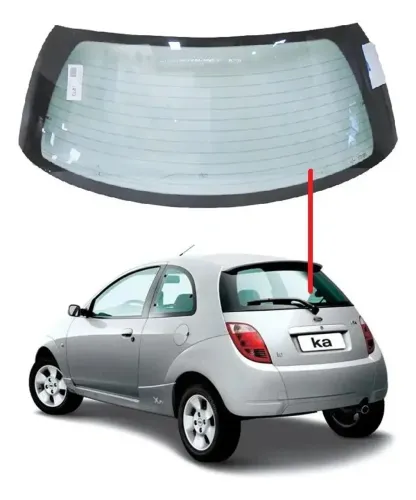 Vidro Vigia Traseiro Ford Ka 2002 03 À 2007 Térmico Original