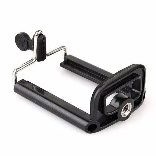 Suporte Celular Smartphone com Rosca para Tripé, Pau de Selfie e Monopod