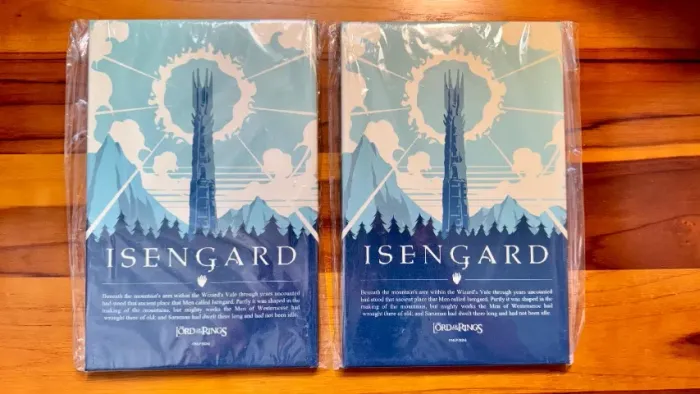 Placa Isengard Nerd ao Cubo Senhor dos Anéis (UNIDADE)