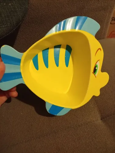 Antiga Tigela Disney Linguado Desenho A Pequena Sereia