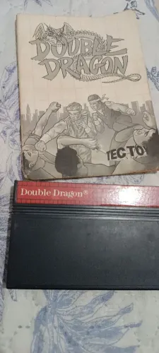 Fita Double dragon master system com manual