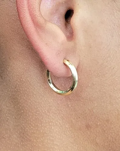 Argola Ouro 18k - PROMOÇÃO!