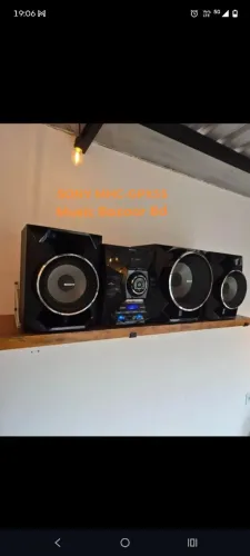 Mini sys tem gpx 1400 rms de potência com blutooh marca sony