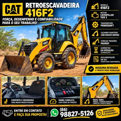 RETROESCAVADEIRA 416F2 2017