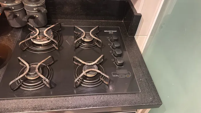 Cooktop Brastemp 4 bocas Touch Time 