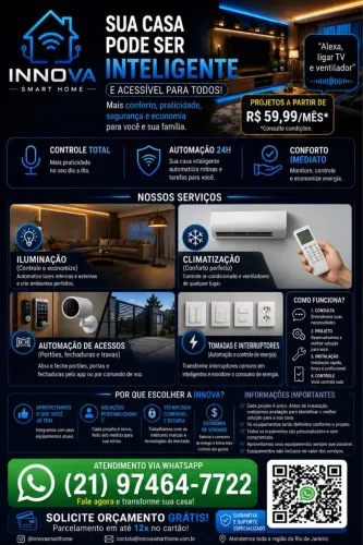 Sua Casa Inteligente por Menos do que Você Imagina! (Instalação Inclusa)