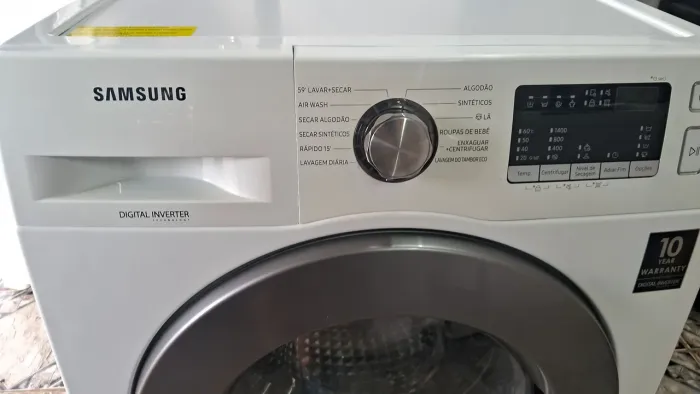 Vendo lava e seca samsung digital inverte 11kg 110v semi nova 