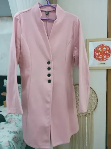 Blazer shein rosa lindo!!