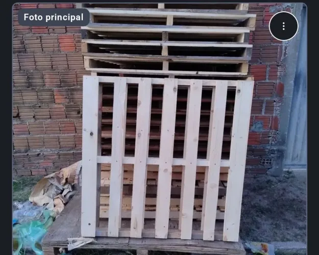 Curral para carneiro em madeira de pallets 
