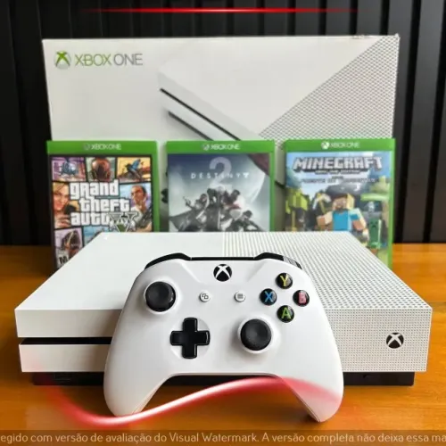 Console Xbox One S 1TB Seminovo | Impecável + Controle Original e Jogo