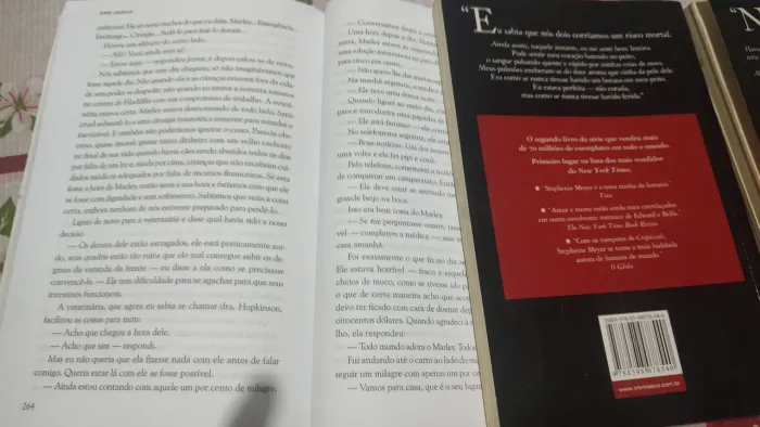 LIVROS ( CREPÚSCULO LUA NOVA E ECLIPSE+ MARLEY E EU )