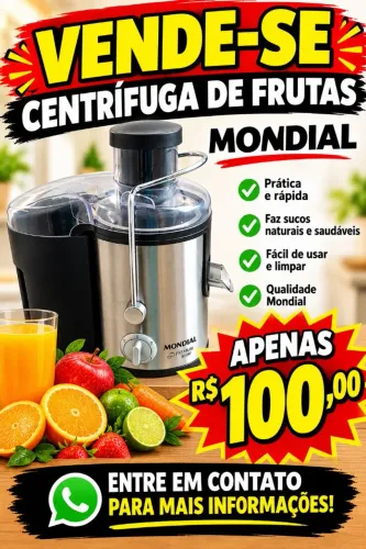 CENTRÍFUGA DE FRUTAS E LEGUMES