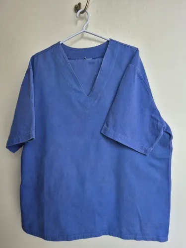 Pijama cirúrgico masculino azul (Tam. G)