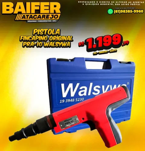 Pistola Fincapino Original PRA-10 Walsywa