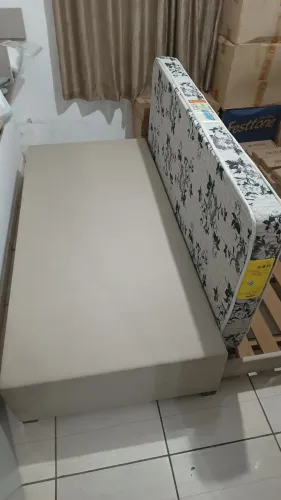 Box base + colchão auxiliar 