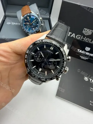 Tag Heuer Carrera Date 44mm + Caixa Completa