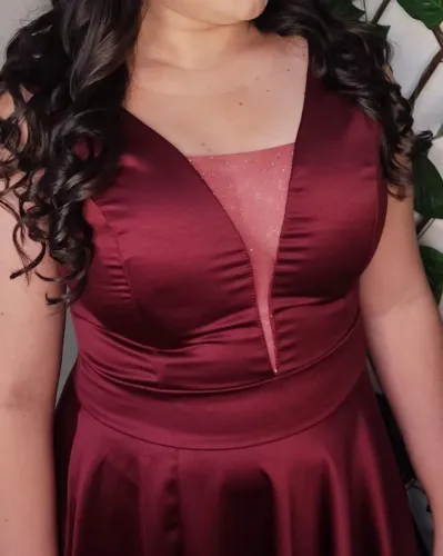 Vestido marsala 