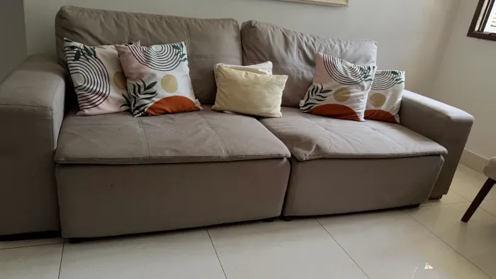 Sofá reclinável