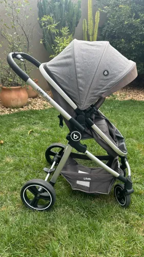Carrinho de Bebê Passeio 2 em 1 Assento Moisés 0-15 Kg Litet Jazz Preto