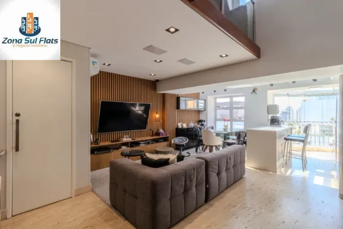 Cobertura à Venda No itaim Bibi Com 2 Dormitórios Sendo 1 Suíte e 1 Vaga - Churrasqueira P