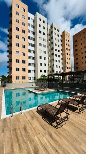 Condomínio Mirantes da Paralela, Lindo Apartamento Mobiliado 