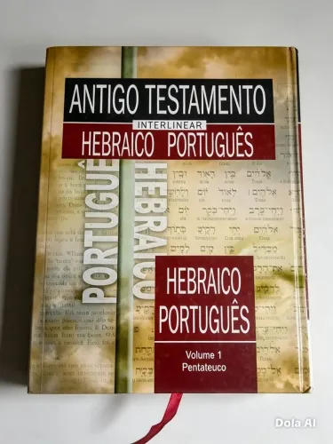 Livro antigo testamento Hebraico/Português