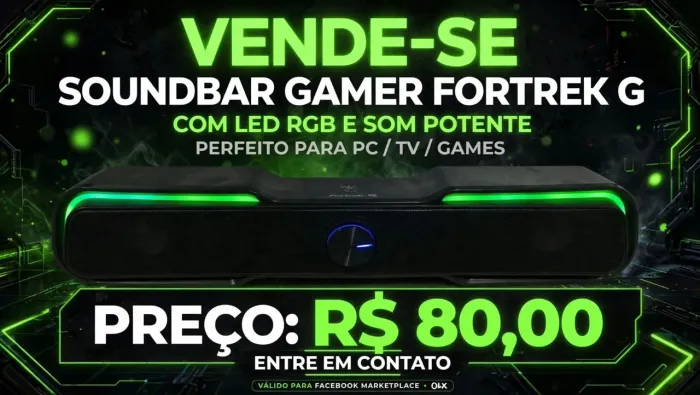 SOUNDBAR GAMER EXCELENTE ESTADO