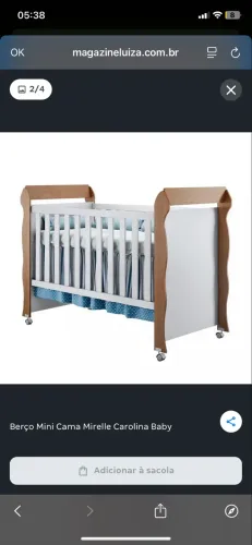 Berço mini cama